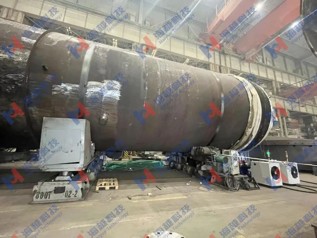 直徑5800mm，壁厚246mm，熱處理溫度690±14℃